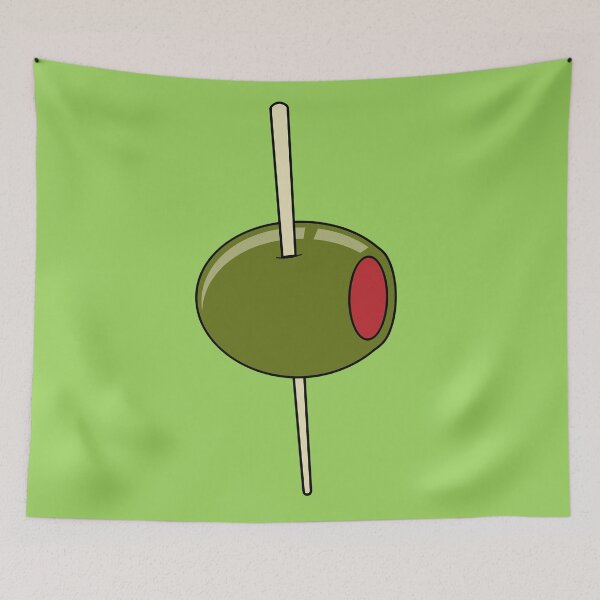 Item preview, Olive on a toothpick, Martini olive, pimento olive, cocktail garnish,  designed and sold by Nostrathomas66.