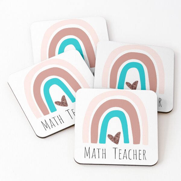 Item preview,  Math Teacher with rainbow designed and sold by Oreo2020 Creations.