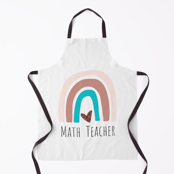 Item preview, Math Teacher with rainbow designed and sold by Oreo2020 Creations.