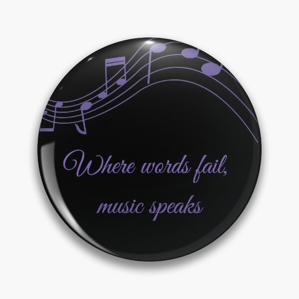 Item preview, Where Words Fail, Music Speaks in Lavender designed and sold by bittes.