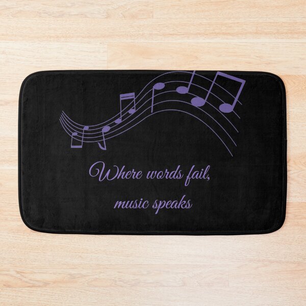 Item preview, Where Words Fail, Music Speaks in Lavender designed and sold by bittes.