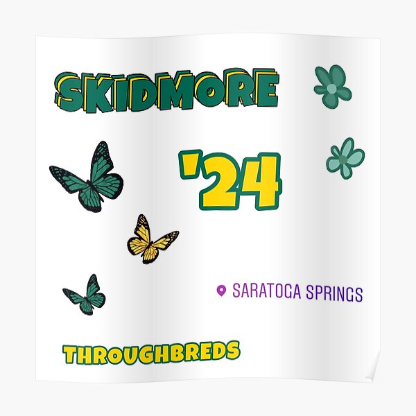 "Skidmore Class of 2024 Sticker Pack" Poster by brookeee101 Redbubble