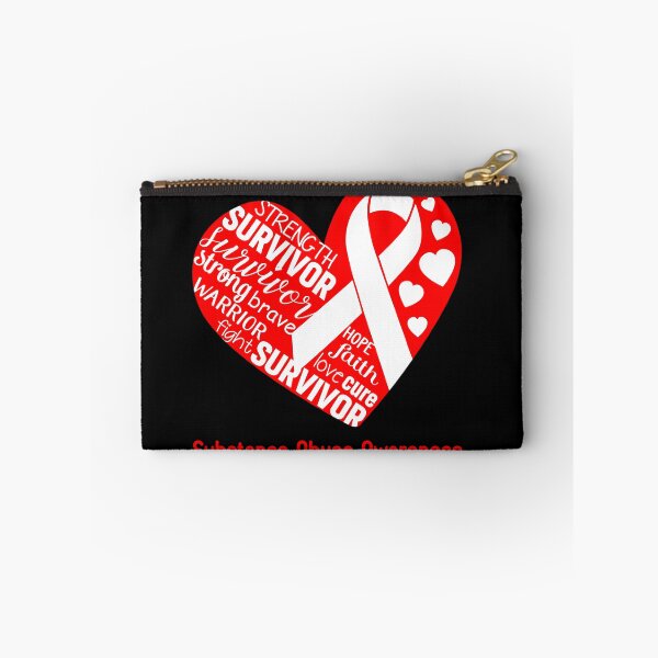 Item preview, Substance Abuse Heart Support Substance Abuse Warrior Fighting designed and sold by GennieShop.