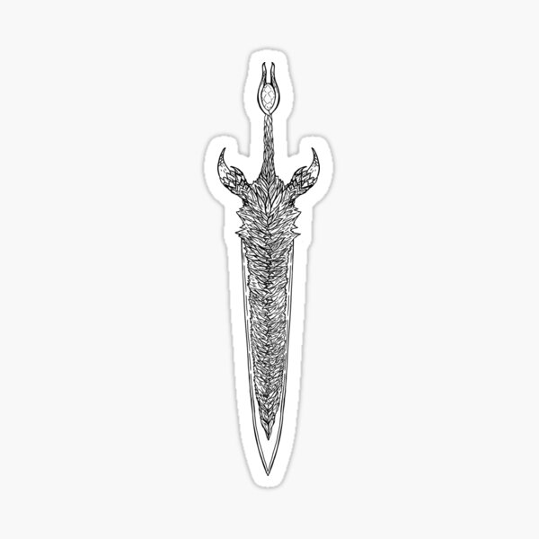 Vista previa del artículo con la obra «Espada del diablo Dante», diseñado y vendido por 2B-Store.
