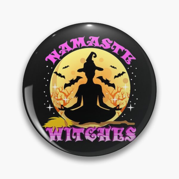 Artikelvorschau, Namaste Hexe Halloween Ghost entworfen und verkauft von StarcyWol.