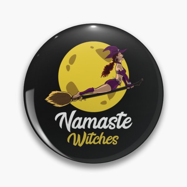Artikelvorschau, Namaste Hexen Yoga Halloween Hexenreiten entworfen und verkauft von StarcyWol.