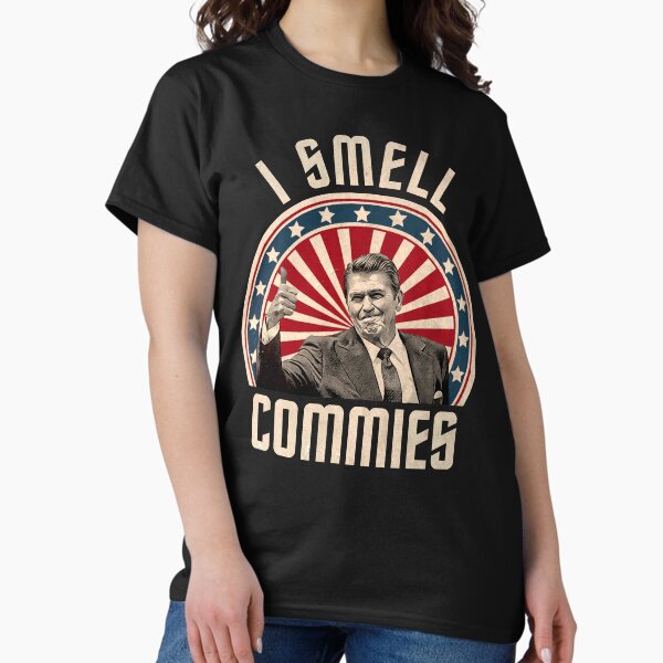 Item preview, Ronald Reagan I Smell Commies Funny Political Humor designed and sold by jufiokart.