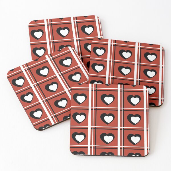 Item preview, Black and White Hearts Plated designed and sold by MaritzaGoodIdea.