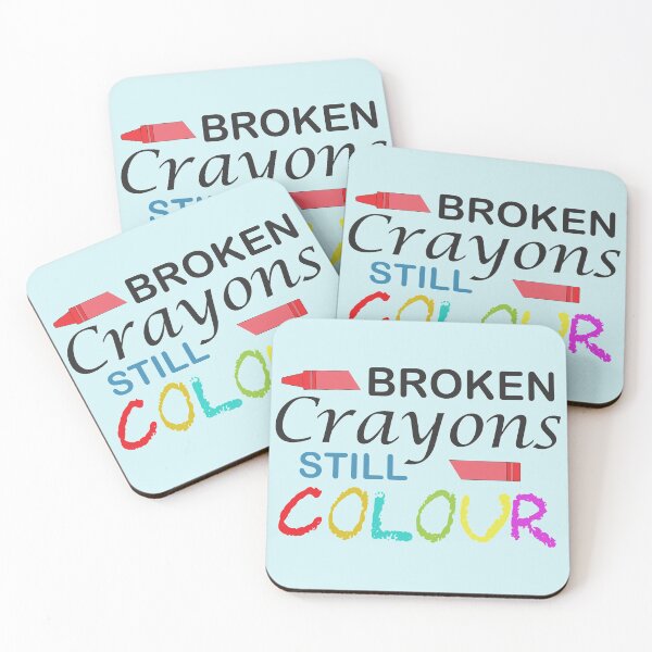 Item preview,  Broken Crayons Still Colour inspirational quotes designed and sold by DesignHouse07.