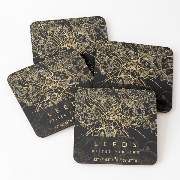 Item preview, LEEDS MAP UNITED KINGDOM designed and sold by hatimelhag.