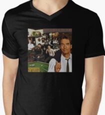 Huey Lewis - Sports (the perfect thing for the next "Sports" day at work/school) Men's V-Neck T-Shirt
