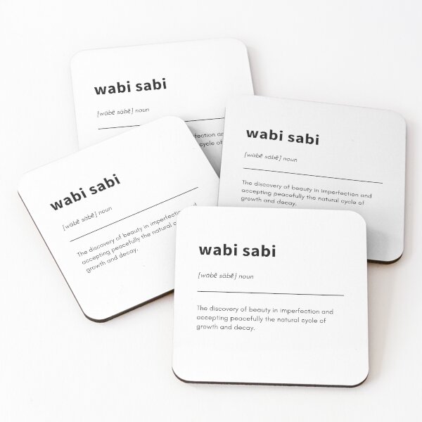 Item preview, Wabi Sabi Definition designed and sold by Happiness Creators.