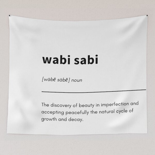Item preview, Wabi Sabi Definition designed and sold by Happiness Creators.