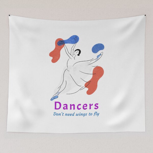 Item preview, Dancers Don't Need Wings To Fly designed and sold by Allyoudois.