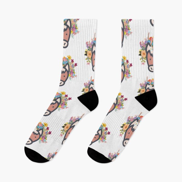Item preview, floral flower horse head designed and sold by TheWaterBirds.
