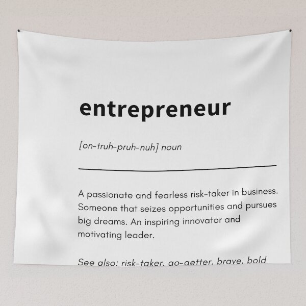 Item preview, Entrepreneur Definition designed and sold by Happiness Creators.