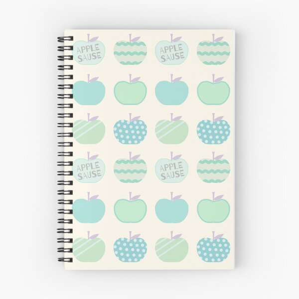 Item preview, Kawaii Apple Sause Patchwork Pastel Greens Pattern designed and sold by ViewerEqualsPhoton.