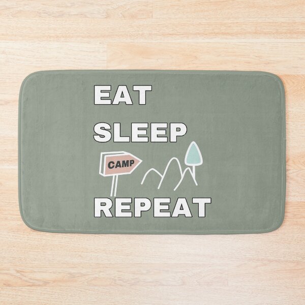 Item preview, Eat Sleep Camp Repeat - Camping Hobby designed and sold by ViewerEqualsPhoton.