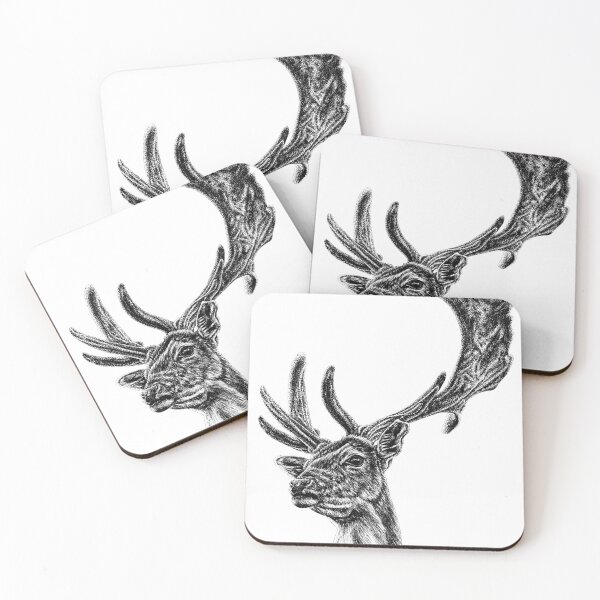 Item preview, Fallow deer stag designed and sold by LorenDowding.