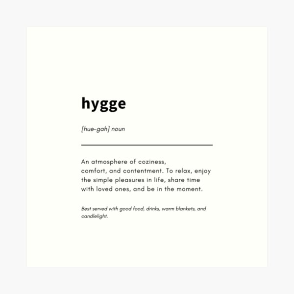 Item preview, Hygge Definition designed and sold by Happiness Creators.
