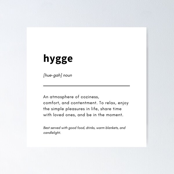 Item preview, Hygge Definition designed and sold by Happiness Creators.