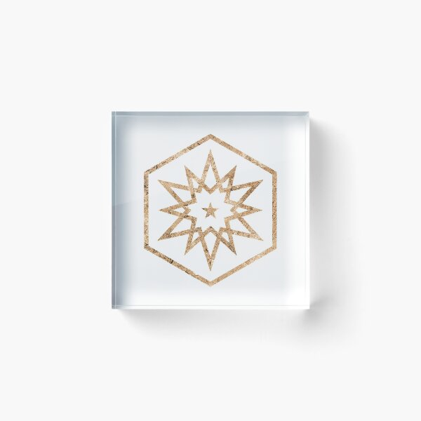 Artikelvorschau, Gold Glyph T-ShirtGold Geometrische Glyphe Mandala Sigil Rune Sign Seal - 424 entworfen und verkauft von EudoraHelen.