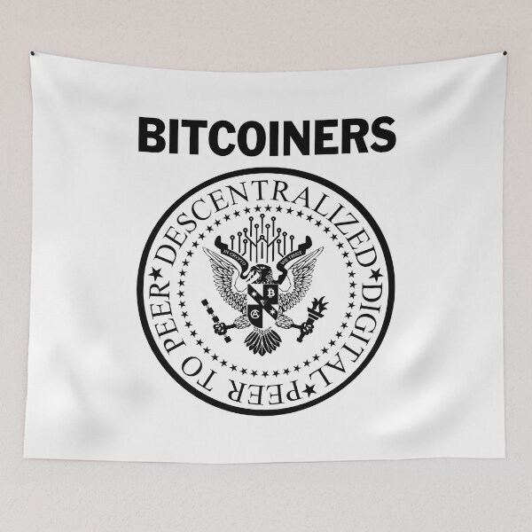 Item preview, Bitcoiners (White) designed and sold by Liberancaps.