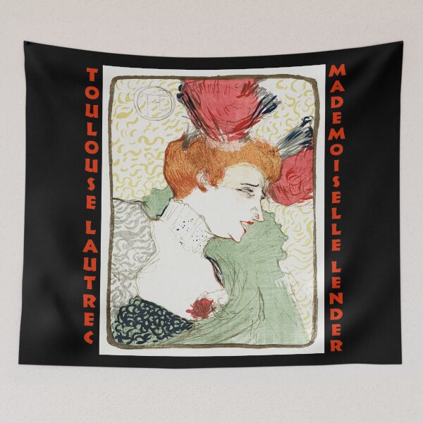 Item preview, Toulouse Lautrec - Bust of Mademoiselle Lender designed and sold by FunWithChemo.