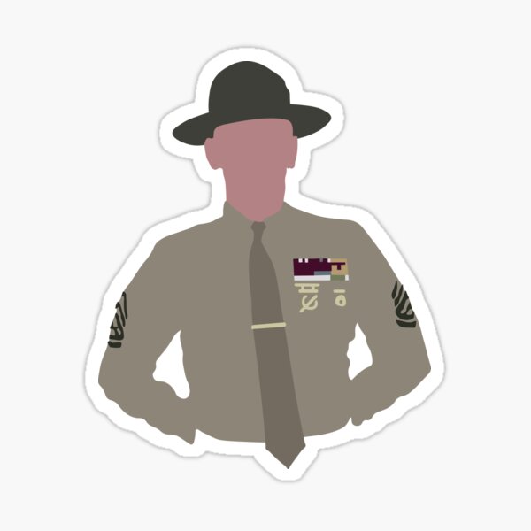 R Lee Ermey Stickers for Sale | Redbubble