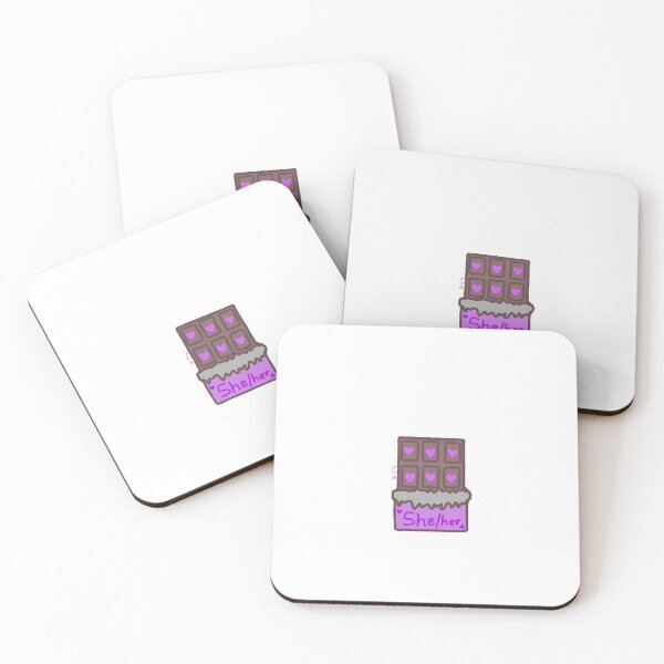 Item preview, She/Her pronouns choclate designed and sold by CaramelC-E.
