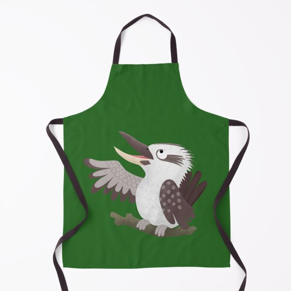 Item preview, Cute funny laughing kookaburra cartoon designed and sold by FrogFactory.