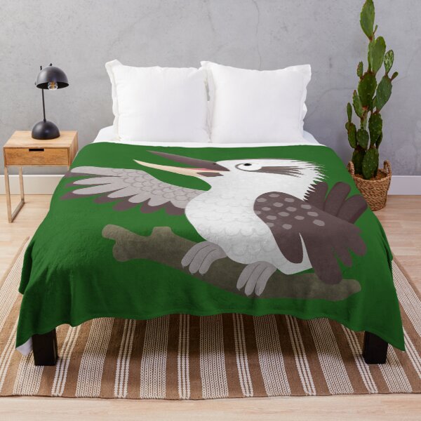 Item preview, Cute funny laughing kookaburra cartoon designed and sold by FrogFactory.