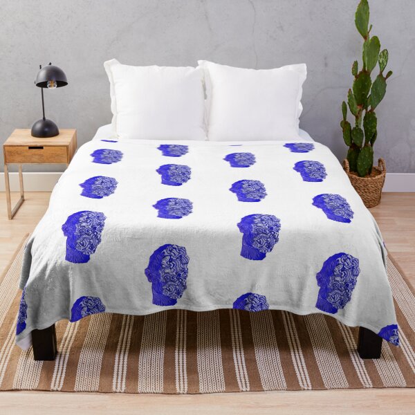 Item preview, Trippy - 3D Model Blue Abstract Texture designed and sold by MarleneCanto.