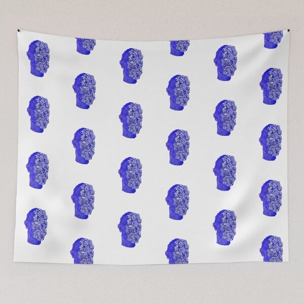 Item preview, Trippy - 3D Model Blue Abstract Texture  designed and sold by MarleneCanto.