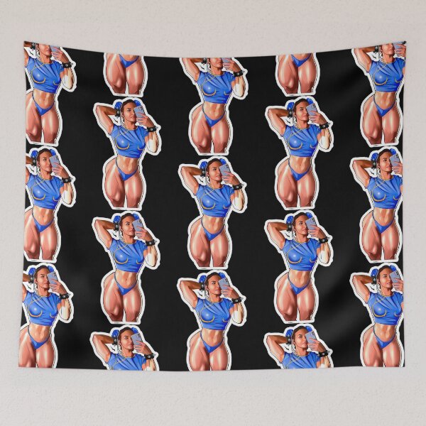 Item preview, CHUN LI selfie street fighter  designed and sold by lanaifyke.