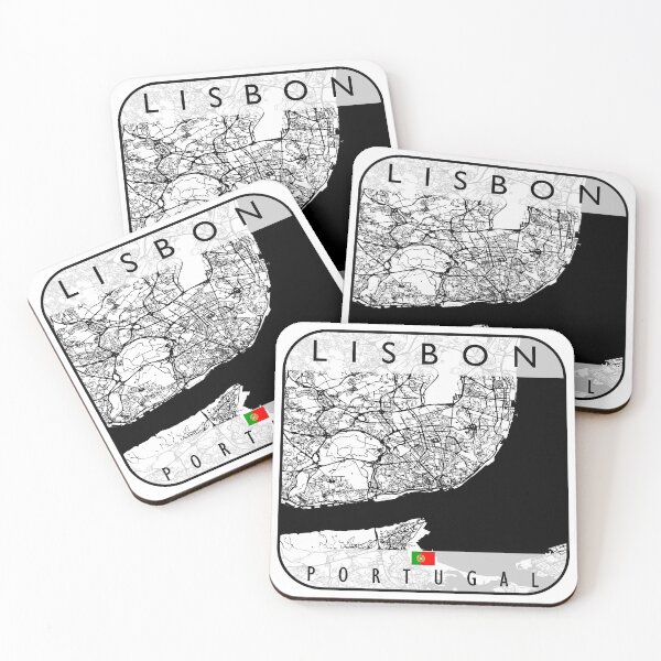 Item preview, LISBON MAP PORTUGAL designed and sold by hatimelhag.