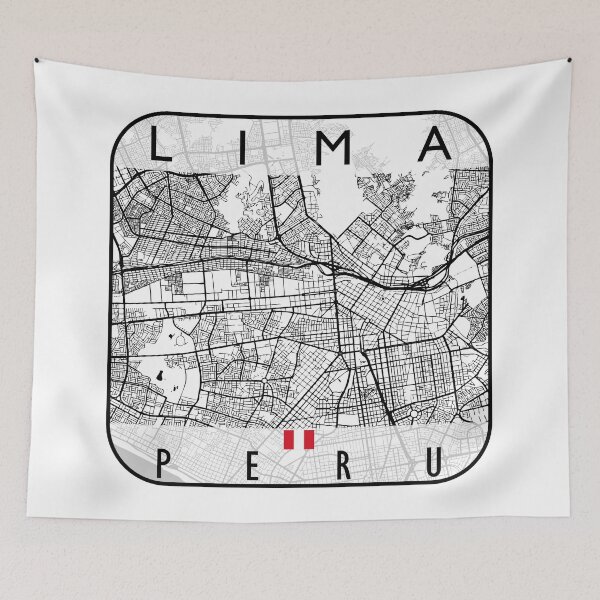 Item preview, LIMA MAP PERU designed and sold by hatimelhag.