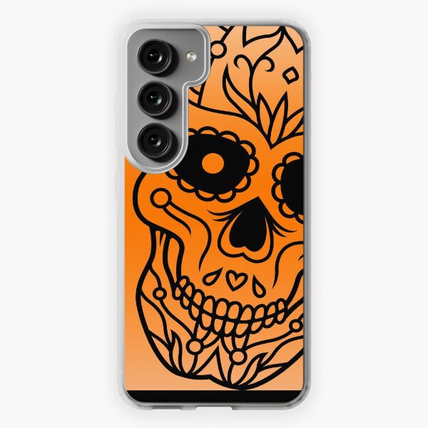 San Francisco Baseball Sugar Skull Samsung Galaxy Phone Case for