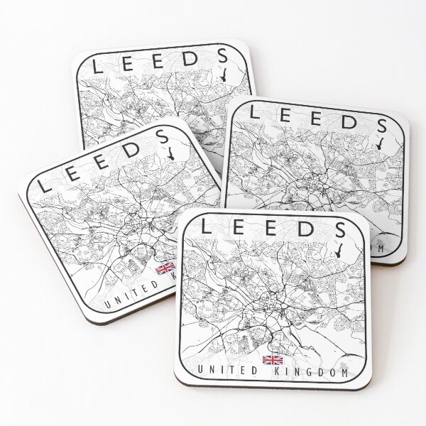Item preview, LEEDS MAP UNITED KINGDOM designed and sold by hatimelhag.