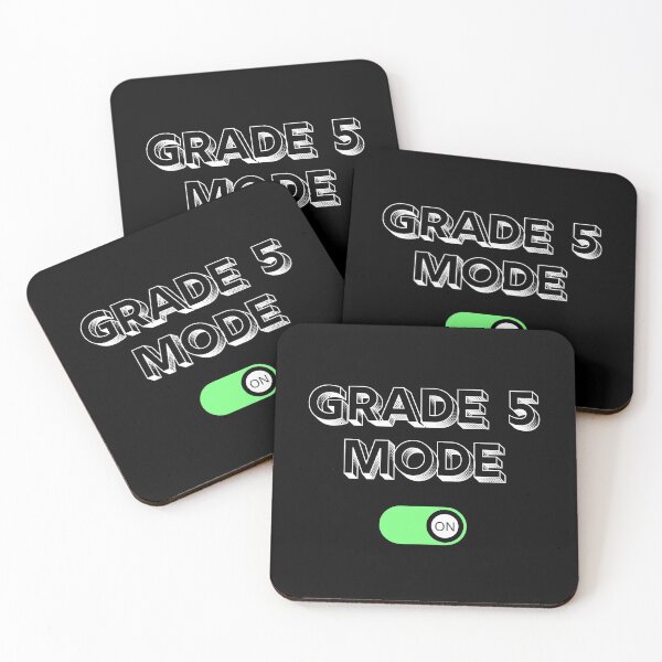 Item preview, MerchHaus - Grade 5 Mode On Back To School Design designed and sold by MerchHaus.