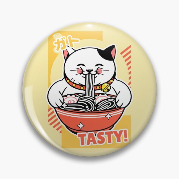 Item preview, Cute Kawaii Cat Loves Ramen- Ramen Life Tastes Great! designed and sold by Red-ElYoubi.