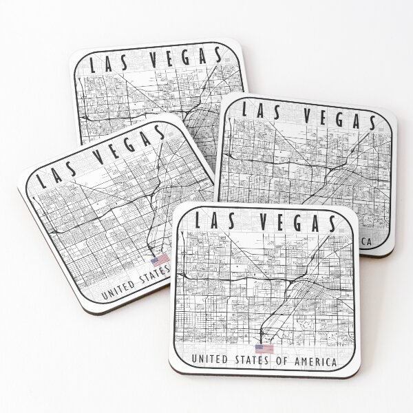 Item preview, LAS VEGAS MAP USA designed and sold by hatimelhag.