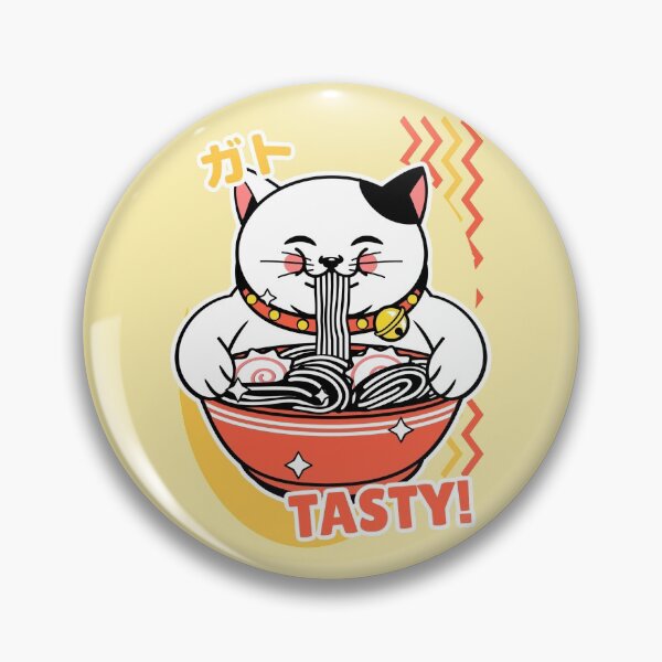 Item preview, Cute Kawaii Cat Loves Ramen- Ramen Life Tastes Great! designed and sold by Red-ElYoubi.