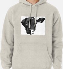 Speciesism Cow Dog Split Face Pullover Hoodie