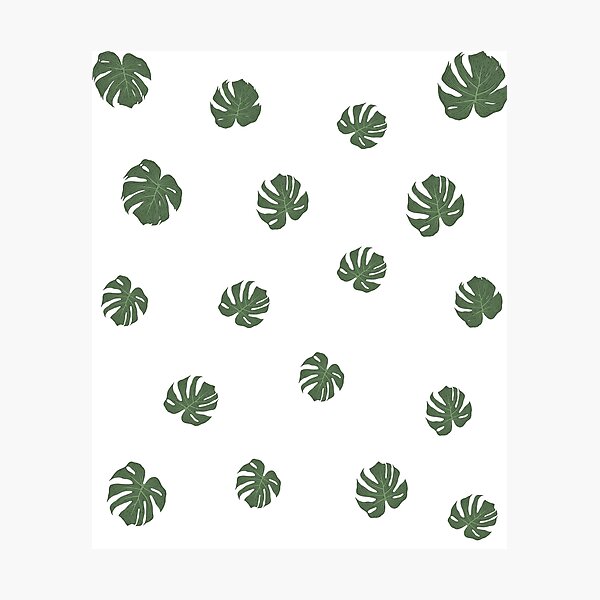 Item preview, MONSTERA LEAVES PLANT PATTERN  designed and sold by tnwbank.