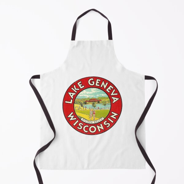 Item preview, Lake Geneva Wisconsin Vintage Travel Decal designed and sold by hilda74.