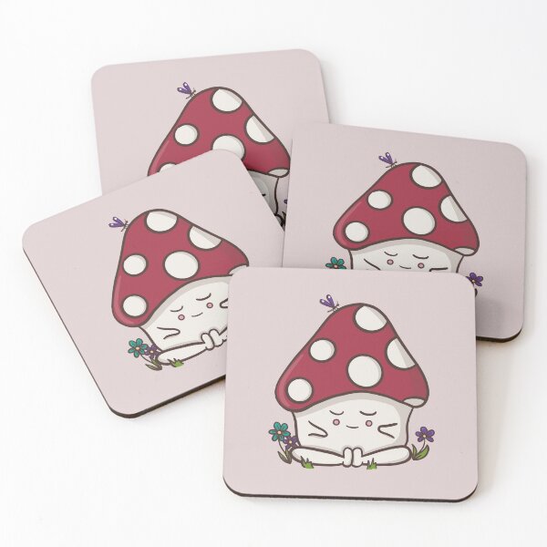 Item preview, Cottagecore Meditating Mushroom Yogi  designed and sold by JessieJune.