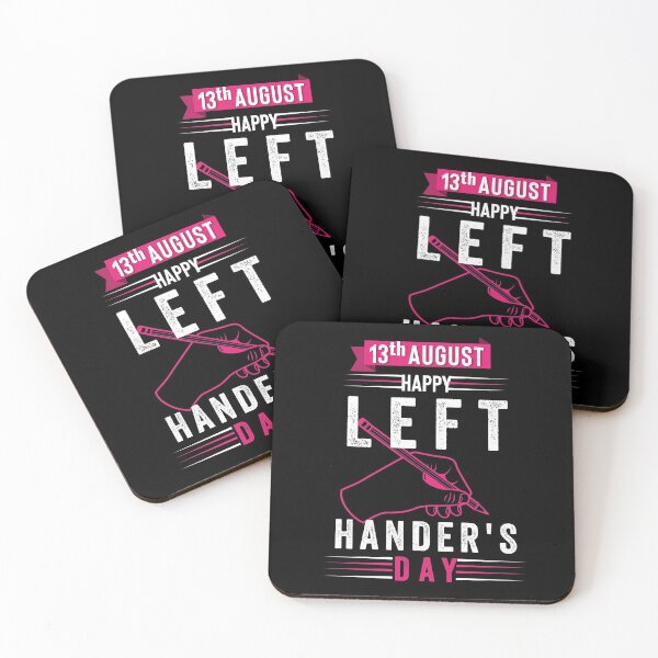 Item preview, 13th August happy left hander's day designed and sold by Hussain Shirts.