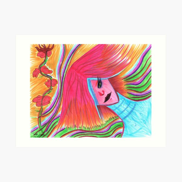 Something Vibrant Art Print