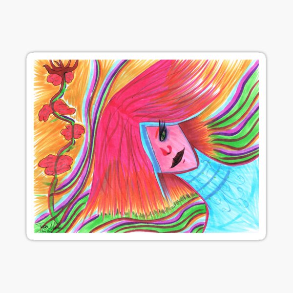 Something Vibrant Sticker